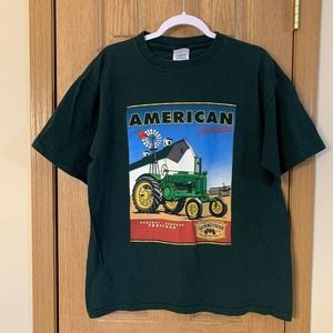 Vintage Mens L Large American Authentics Santee Gold Tee Rare